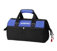 WORKPRO Tool Bag 13-inch Zip-Top Wide Open Mouth for Tool Organizer and Storage