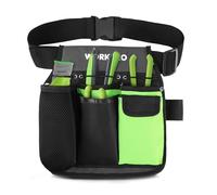 WORKPRO Tool Belt for Garden Tools, 600D Oxford Multifunctional Tool Bag Belt with 5 Pockets for Gardeners, Electricians, Mechanics & DIYers