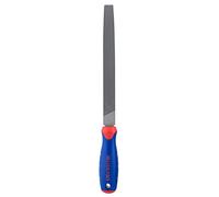 WORKPRO W051002 10 in. Flat File - Durable Steel File to Sharpen Tools and Deburr, Comfortable Anti-Slip Grip, Double Cut - Deburr Tool and Tool Sharpener for Professionals and DIY (Single Pack)