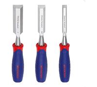 WORKPRO Wood Chisel 12Mm-20Mm-25Mm 3Pcs/Set 33.5x16.5x16.5.WORKPRO general-purpose bench chisels feature durable Chrome vanadium blades.