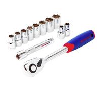 WorkPro WP202558 Socket Wrench Set 12-piece Metric Steel