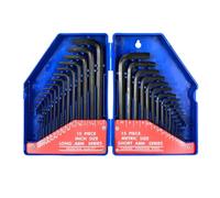 WORKPRO WP222018 Professional CR-V Metric/Inch Allen Key Set (30 Pieces)