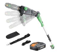 WORKPROX Cordless Pole Saw 20 cm 20 V with 45° Adjustable Head