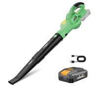 WORKPROX Leaf Blower, 20V Cordless Garden Blower with 4000mAh Battery, Electric Powerful Vortex Leaf Blower with High Airflow Speed for Garden, Yard and Patio Cleaning