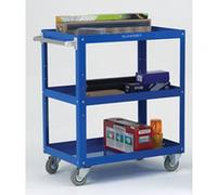 Works Blue 3-Tier Trolley 329944