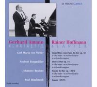 Works for Clarinet & Piano - Weber, Burgmüller, Brahms, Hindemith