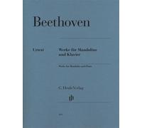 Works for Mandolin and Piano mandoline and piano Beethoven G. Henle Verlag Paper