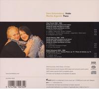 WORKS FOR VIOLIN & PIANO BY FRANCK, DEBUSSY & SCHUMANN [HYBRID SACD] NEW CD