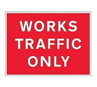 Works Traffic Only - 3mm AluComp RA1 AntiGraff - 600x450mm