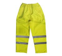 Sealey 807M Hi-Vis Yellow Waterproof Trousers - Medium