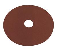 Sealey Aluminium Oxide Fibre Backed Disc WSD580 125mm 80 Grit Pack of 25