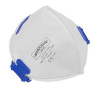 Sealey Fold Flat FFP2 Disposable Dust Masks Pack of 10