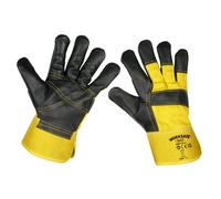 Sealey Rigger's Gloves Hide Palm - Pack of 6 Pairs - SSP13/6