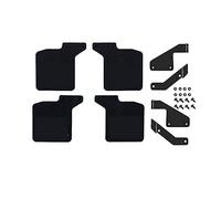 WORKSDUO Rubber Fender Flares Front and Rear Mud Flaps with Mounting Base for 1/10 RC Crawler Car Traxxas TRX4 Bronco 2021 TRX-4 Defender Upgrade Replacement Spare Parts Accessories