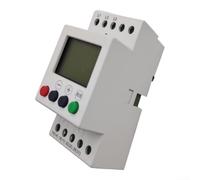 Workshop 3-Phase Voltage Protector AC380V Reliable | Small footprint 80mm width, space-saving design, fits standard DIN rails, precise voltage control
