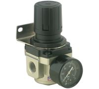 Workshop Air Supply Regulator - 210cfm Max Airflow - 1/2" BSP - Wall Bracket