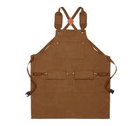 Workshop Apron - Adjustable, Waxed, Tool Apron, Waterproof Aprons| Multi-Pocket Utility Bracket, Unisex Kitchen Chef Grilling Woodworkers for Men Women Work-Wears