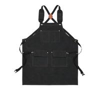 Workshop Apron - Adjustable, Waxed, Tool Apron, Waterproof Aprons| Multi-Pocket Utility Bracket, Unisex Kitchen Chef Grilling Woodworkers for Men Women Work-Wears