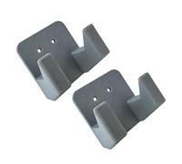 Workshop Hammer Bracket Wall Mount Set of 2, Storage Holder with Raised Arms for Tool Cabinets and Repair Stations Hammer Organizer Wall Rack Tool Cabinet Bracket Worktable Side Holder Workshop Hook