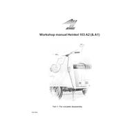 Workshop manual Heinkel 103 A2 (& A1) Part 1: The complete disassembly