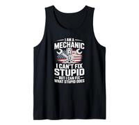 Workshop Mechanic Handling Hard Repairs Design Tank Top