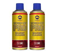 Workshop PRO Solvent Cleaner 400ml Brake Clutch Cleaner Parts Degreaser (Pack of 2)