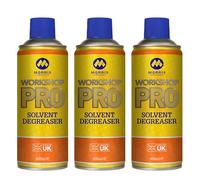 Workshop Pro Solvent Degreaser Spray - Powerful Water-Washable Non-Caustic Formula 3x400ml