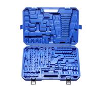 Workshop Tool Organizer Case, 152 Pieces | Empty Socket Holder with Molded Compartments, Carry Handle, Home Garage Use, Daily Transport
