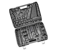 Workshop Tool Organizer Case, 175 Pieces | Empty Socket Holder with Molded Compartments, Carry Handle, Home Garage Use, Daily Transport
