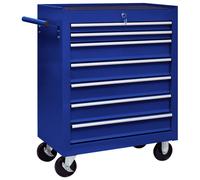 Workshop Tool Trolley with 5/7 Drawers Storage Cabinet Multi Colours vidaXL
