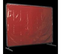 Sealey Workshop Welding Curtain to BS EN 1598 & Frame 2.4 x 1.75M
