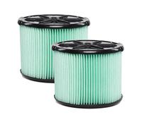 WORKSHOP Wet Dry Vacuum Filters WS13045F2 HEPA Media Filter For Shop Vacuum Cleaner (2-Pack - HEPA Media Filter For Wet Dry Vacuum Cleaner) Fits WORKSHOP 3-Gallon to 4-1/2-Gallon Shop Vacuum Cleaners