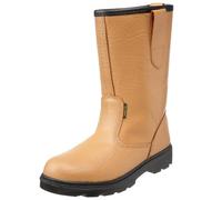 Worksite Men's SS403SM Safety Boots Tan 13 UK