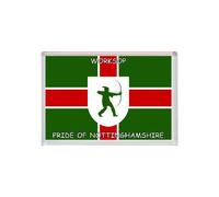 Worksop - Pride of Nottinghamshire County Flag - Jumbo Fridge Magnet