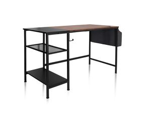 WORKSPACE H I | 120x60 - Office Desk Black / Brown