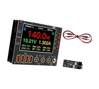Workstation Current Meter with Expansion Board Set, Color Digital and Waveform Views for Phone Board Service and Cable Power Analysis