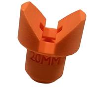Worktable Peg with V-Shaped Cradle, Single, 20mm | Single Accessory for Woodworking Projects and Shop Layout, Home Workshop Use, Round or Square Workpieces