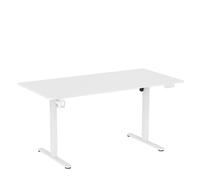 Worktime - Electronic height-adjustable desk White