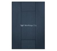 Worktop City Buckingham Wood Grain Shaker Navy Blue Replacement Kitchen Doors 570mm X 295mm Sample Door (Free P&p)