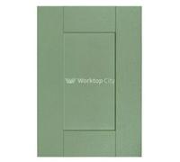 Worktop City Buckingham Wood Grain Shaker Reed Green Replacement Kitchen Doors 570mm X 295mm Sample Door (Free P&p)
