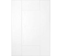 Worktop City Buckingham Wood Grain Shaker White Replacement Kitchen Doors Sample Colour Swatch