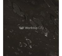 Worktop City Pp5015 Black Painted Marble 3.5Mtr Square Edge Laminate Kitchen Worktop - 3500mmx600mmx22mm