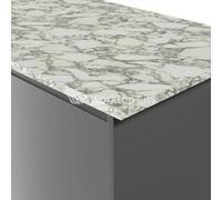 Worktop City Pp5858 Viola Marble 3.5Mtr Square Edge Laminate Kitchen Breakfast Bar - 3500mmx670mmx22mm