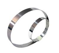 worktop offcuts 301 Stainless Steel Strip High Elasticity Sheet Foil Thickness 0.1-0.5mm x Wide 5-20mm x Length 5000mm CNC kit(0.1mmx5mm)