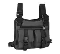 Workwear Backpack, Concealed Chest Bag, Lightweight Running Vest, Rugged Industrial Hardware, Comfortable Sling Design, 25cm, for Camping, Travel Or Everyday Use