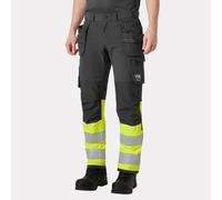 Workwear Helly Hansen Alna 4x Hi Vis Construction Trousers Class 1 Yellow D100
