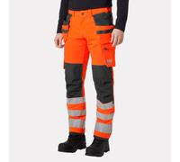 Helly Hansen Workwear 77428 Alna 4X Construction Trouser Class 2 Orang 33.5" 29.5"