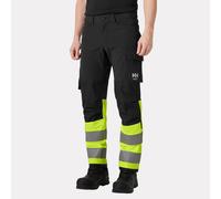 Helly Hansen Workwear 77429 Alna 4X Work Trouser Class 1 Yellow/Ebony 39" 33.5"