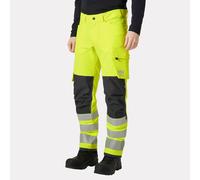 Helly Hansen Workwear 77430 Alna 4X Work Trouser Class 2 Yellow/Ebony 33.5" 29.5"