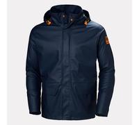 Helly Hansen Workwear Men's Gale Rain Jacket - Waterproof Lightweight Durable Work Raincoat